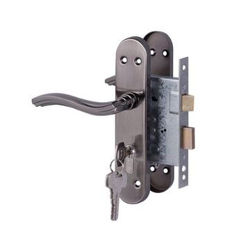 Yale Onda Satin Black Cylinder Lockset