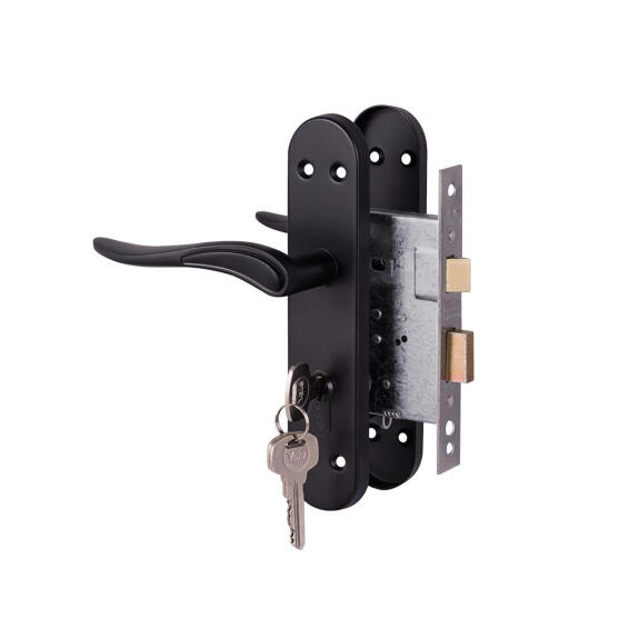 Yale Dolce Matte Black Cylinder Lockset