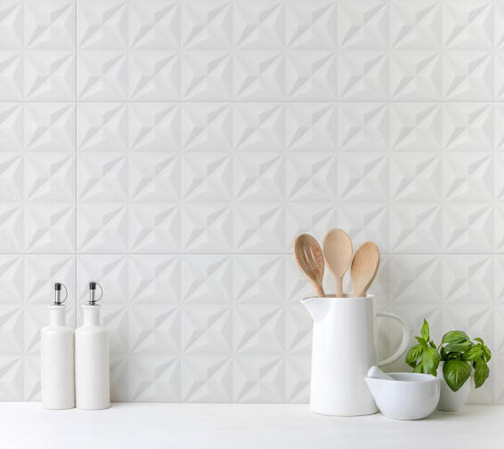 Wall tile  ceramic oracle satin white 265x800mm