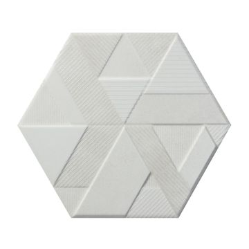 Floor Tile Porcelain Parlemo Bianco L29cm x W25.8cm