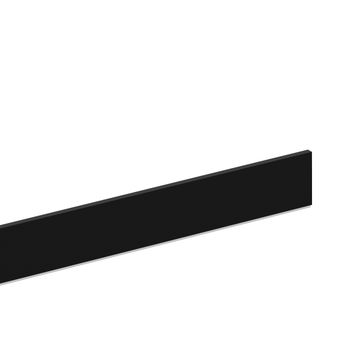 Delinia Kitchen Kickplate Black Mat L240Xh10Cm