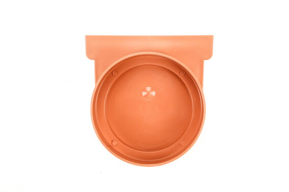 PVC Drain End Cap Terra Cotta WATERFORM