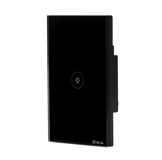 Vizia Smart WiFi Light Switch 1 Gang Black 