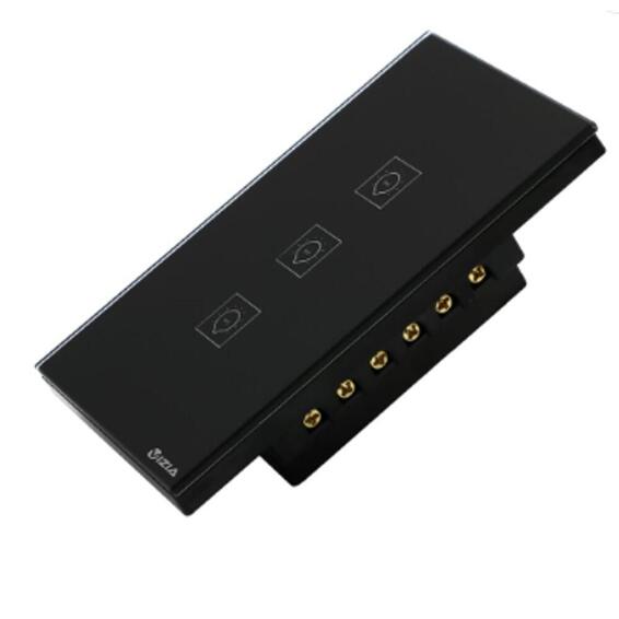 Vizia Smart WiFi Light Switch 3 Gang Black 
