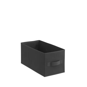 Storage basket polyester black 15cm X 31cm X 15cm