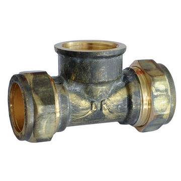 COMPRESSION F-TEE SATAS 22X22X3/4 CXC