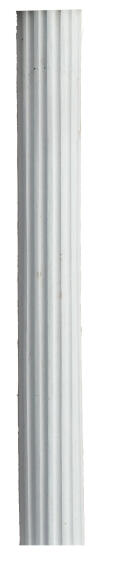 Fibre Cement Fluted Building Column 340mm 2.5m