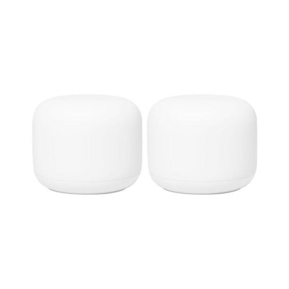 Google - nest wifi router and single point - snow (parallel import)