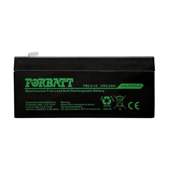 Forbatt 12V 3.2AH Sealed Lead Acid Battery