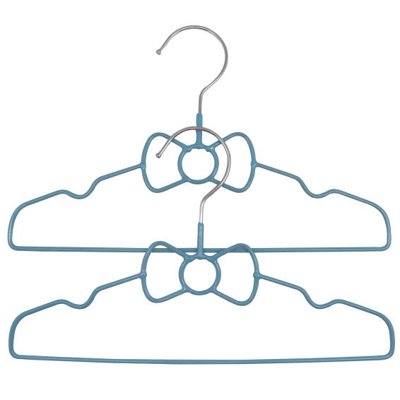 Spaceo metal kids hanger 2 pack blue
