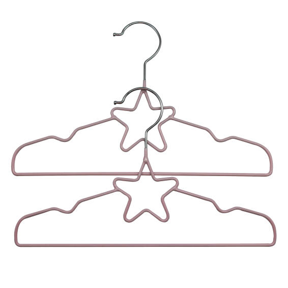 2pc Hanger Kids Star Pink