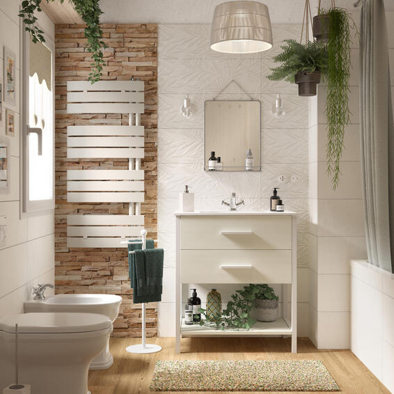 SPOT WALL E27 25W MAX MET WH IP44 INSPIR