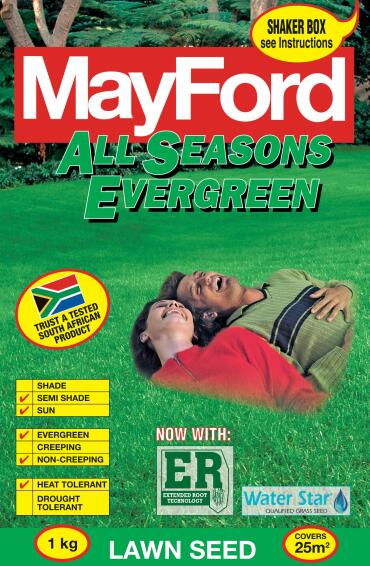 Lawn Seed, All Seasons Evergreen, MAYFORD, 1kg
