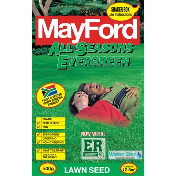 Mayford All Seasons Evergreen Grass Seed Box 500g