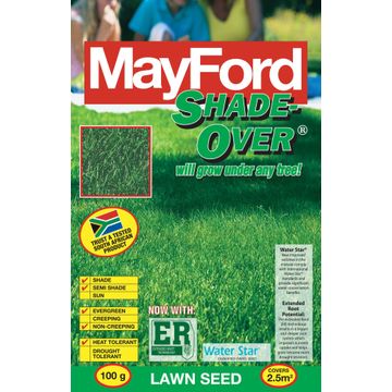 Lawn Seed, Shade-Over, MAYFORD, 100g Top Up Pack