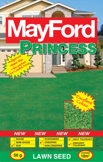 Lawn Seed, Cynodon Dactylon Princess Grass, MAYFORD, 50g
