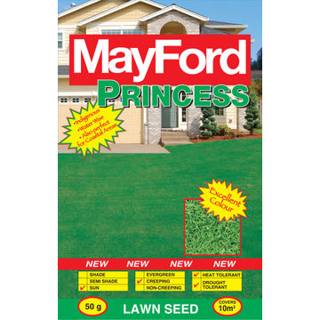Lawn Seed, Cynodon Dactylon Princess Grass, MAYFORD, 50g