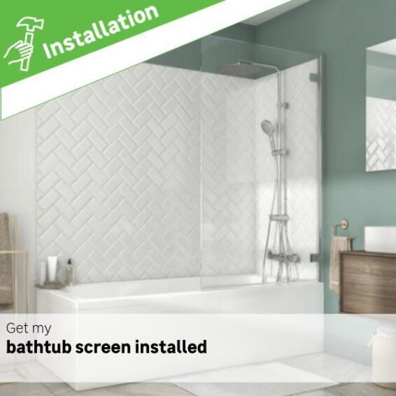 bathtub screen installation