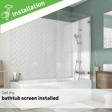 bathtub screen installation