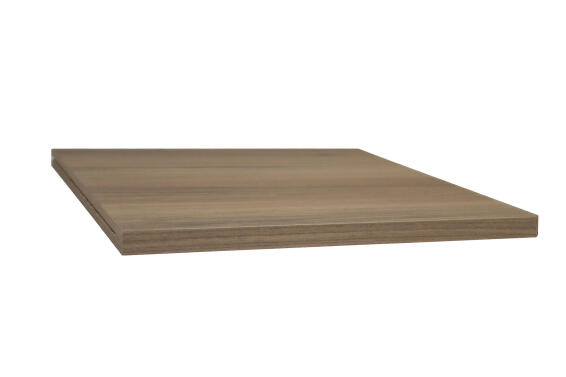 Cube storage shelf oak W32xD32xH1.5cm