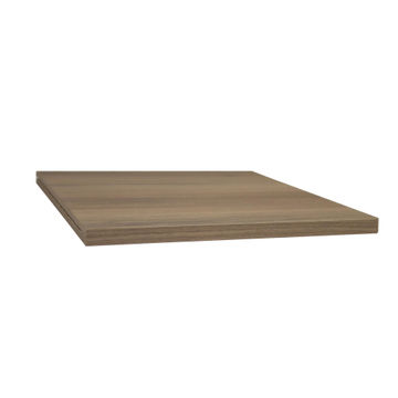 Cube storage shelf oak W32xD32xH1.5cm