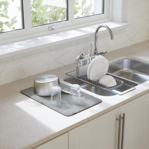 Umbra Kitchen Udry Over The Sink Charcoal