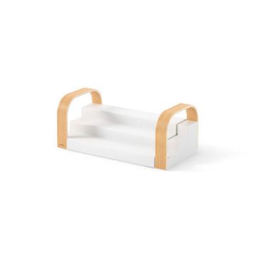 Umbra Kitchen Bellwood 3 Tier Spice Shelf White And Natural 