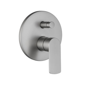 Bijiou Savole Undertile Shower Mixer With Diverter Satin Nickel