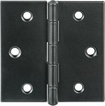 Hinge square 80X80 Black 