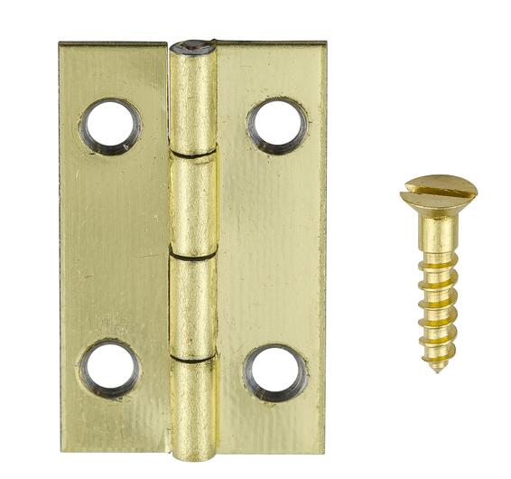 Casket hinge 20X12 brass-coated 4 pcs. 