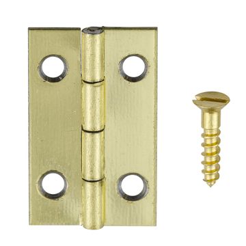 Casket hinge 20X12 brass-coated 4 pcs. 
