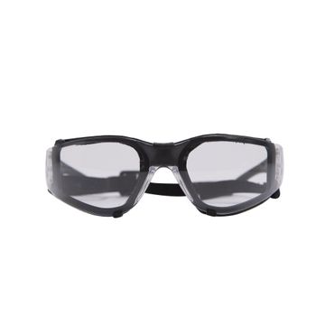 DEXTER SAFETY GLASSES WITH FOAM GASKET AND ELASTIC STRAP 