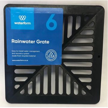 PVC Pit Grate Black WATERFORM