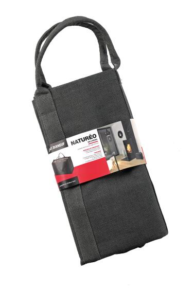 Dixneuf Firewood Holder Natureo Black 43cmx22cm