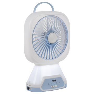 Eurolux rechargeable portable mini fan 20cm 24w