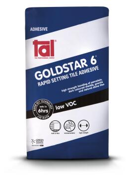 Rapid Setting Tile Adhesive TAL Goldstar 6 20kg