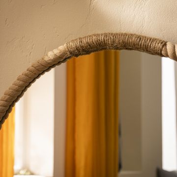 Inspire  corda mirror natural 56cm