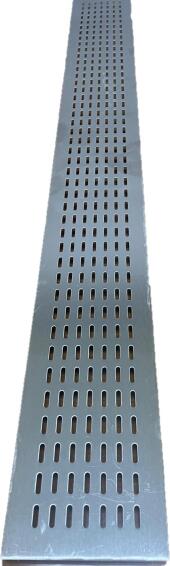 ACO Euroline  Slotted Grating L1000xW118  100 channel brushed 