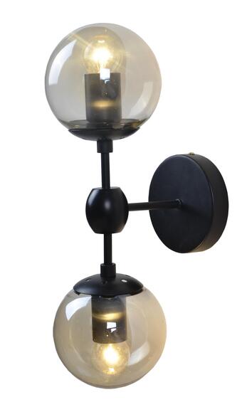 K Light 2 glass ball wall light 