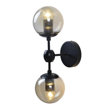 K Light 2 glass ball wall light 