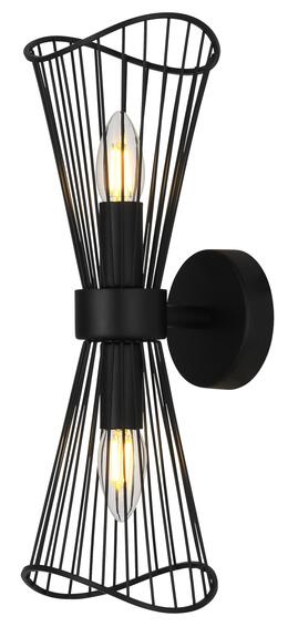 K Light sensu double wall light black