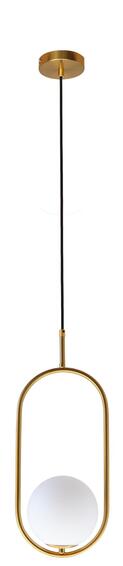 K Light Short Luna Pendant Light Gold