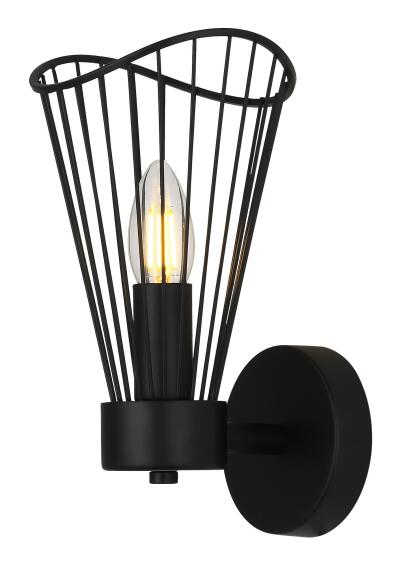 K Light Sensu Single Wall Light Black