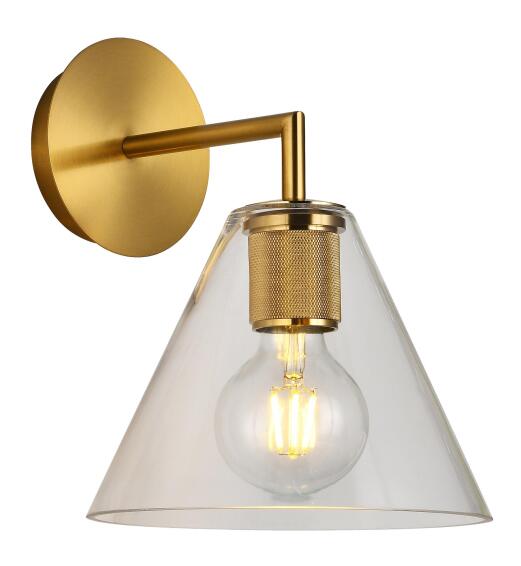 K LIGHT Trends Cone Glass Wall Light  Gold