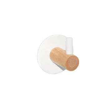 Hook small SENSEA Scandi wood and white