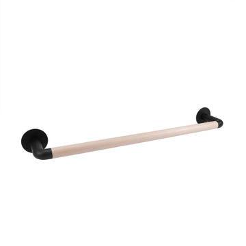 Sensea Scandi Towel holder bar black 45cm