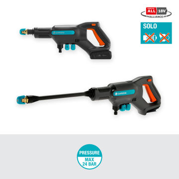 Gardena  24 Bar 18V 4AH High Pressure Cleaner Battery  Aquaclean (Excludes Battery & Charger)