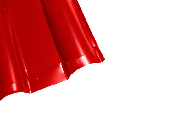 Metal Roof Sheet Coloured Tile Immitation 3m 0.47mm Red
