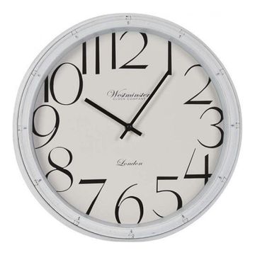 WALL CLOCK VERDANA WHITE 40CM