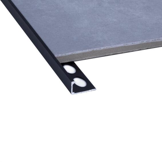 10MM ALUMINIUM STRAIGHT EDGE BLACK